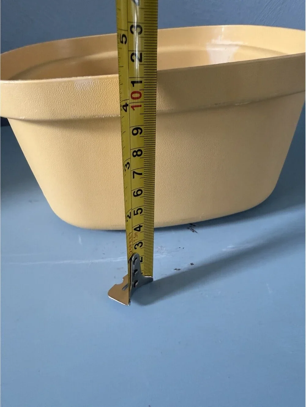 Vintage Tupperware Harvest Gold Steam N Store With Lid NO Strainer